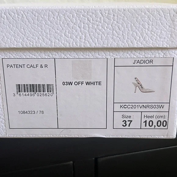 Christian Dior white slingback pump - Picture 7 of 8